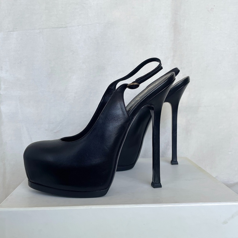 YSL Tribtoo Platform Slingback Heel